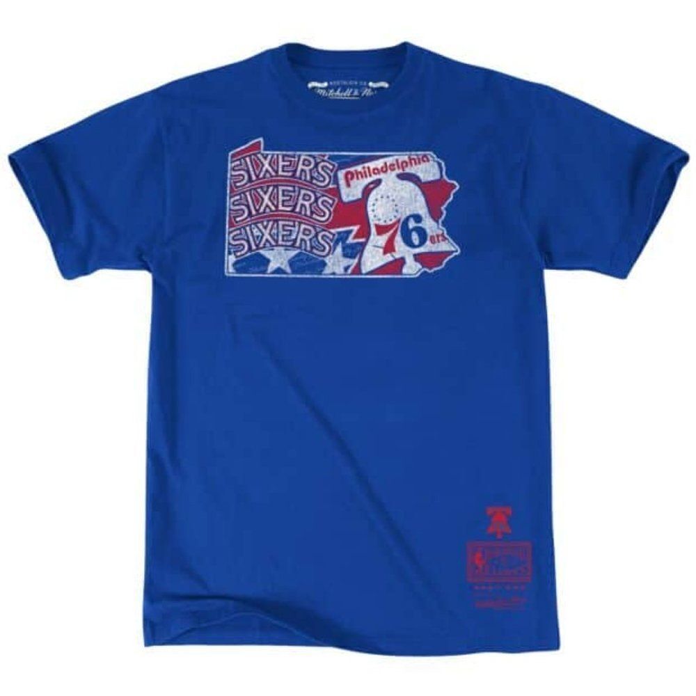Mitchell & Ness Women's NBA Philadelphia 76ers State Pride Tee
